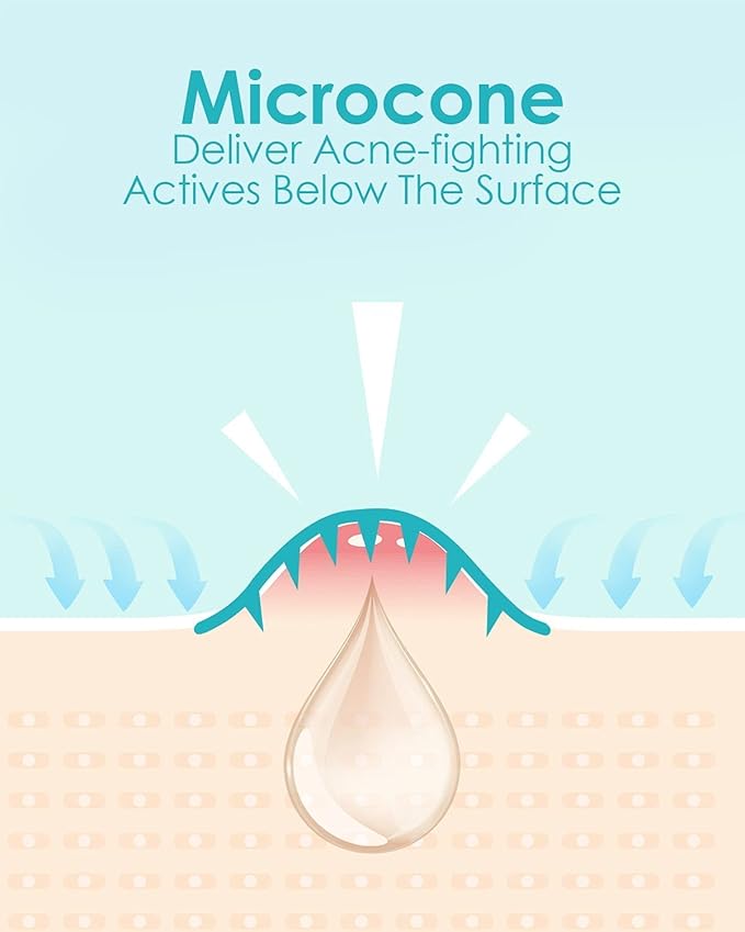 Microdart Acne Patch (27 Patches) - Hyaluronate Acid & Salicylic Acid Hydrocolloid Pimple Patch for Deep, Early and Hidden Blemishes (27 Count (Pack of 1))