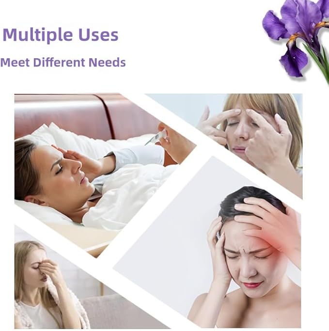 2 PCS Gel Eye Mask,Reusable,for Dark Circles,Dry Eyes,Headaches,Puffiness,Stress,migraines,Eye Bags.Allergies,Sinus discomfort,migraines (02-Pink & Green)