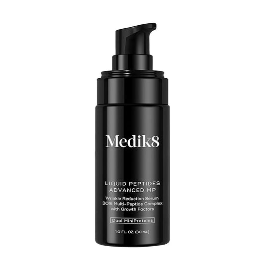 Medik8 Liquid Peptides Advanced MP - Peptide Serum - Face Serum for Wrinkle Reduction - Hydrating Serum Supports Collagen, Hyaluronic Acid - 1 oz