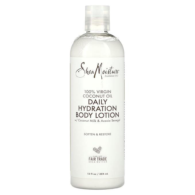 100% Virgin Coconut Oil Daily Hydration Body Lotion by Shea Moisture for Unisex - 13 oz Body Lotion