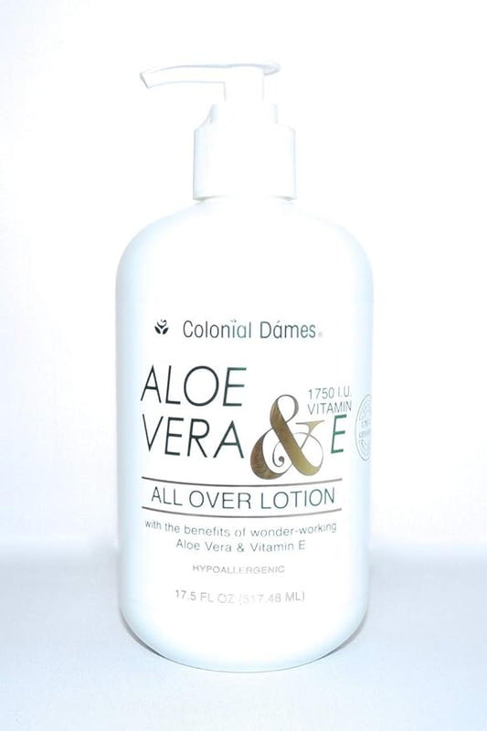 Aloe Vera & E All Over Hand and Body Lotion – 1,750 I.U of Vitamin E in a Hydrating Aloe Body Lotion for Women & Men