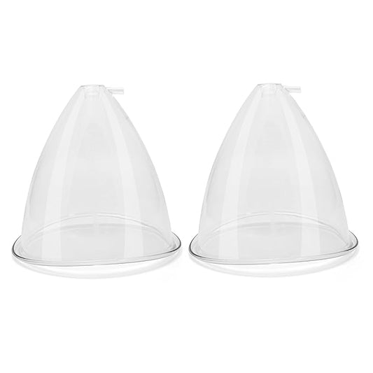 Elitzia Vacuum Accessories Cup for Breast Lifting One Pair Breast Enlargement Pump Cups Machine Salon Spa Equipment Beauty Instrument (Cup 120)