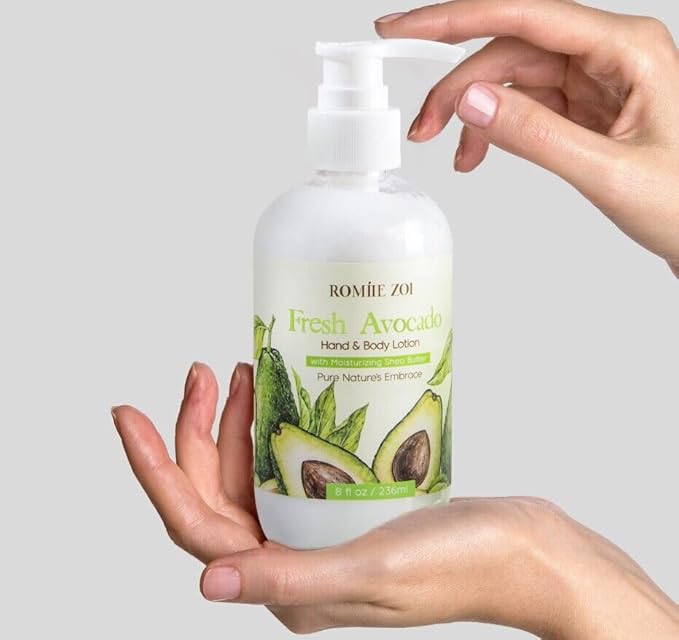 Daily Hand & Body Lotion with Moisturizing Shea Butter for All Skin Type- Fresh Avocado - 236 ML / 8 FL OZ