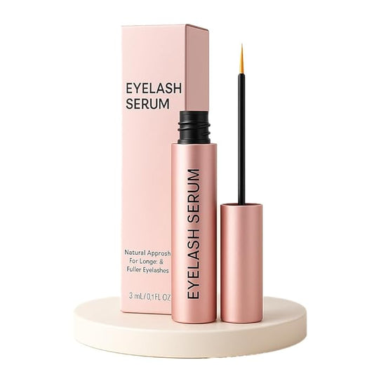 Natural Eyelash Growth Serum, Vegan and Cruelty-Free, Oil-Free Formula,3ml/0.1 fl oz