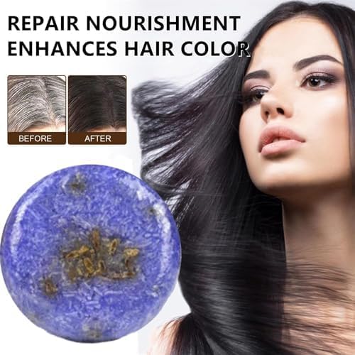 2PCS Shampoo Bar for Gray Hair,Purple Rain Shampoo Bar for Grey Hair,Shampoo Bars For Thinning Hair For Men & Women
