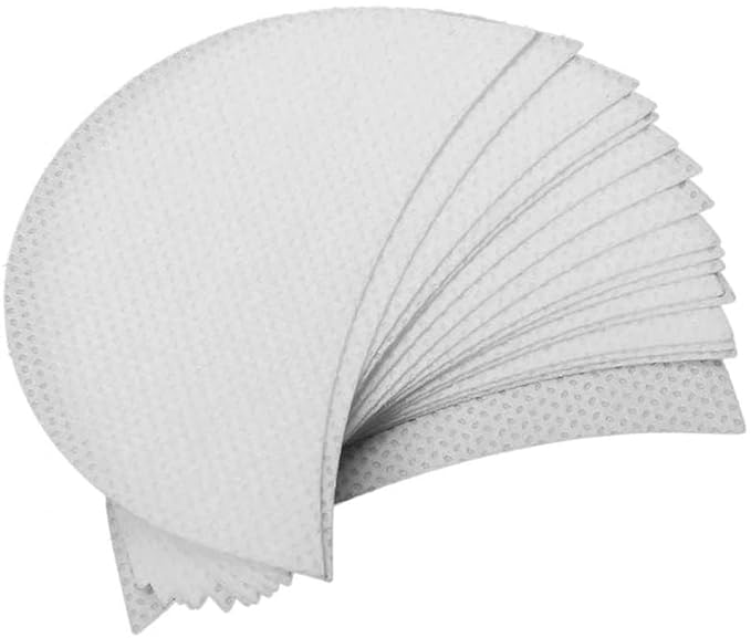 50 Pcs Under Eye Pads Under Eye Patches Lint Lash Extension Eye Patches Eyeshadow Lips Makeup Shields Professional Eyeshadow Stencils for Daily Makeup Use (7X4cm)