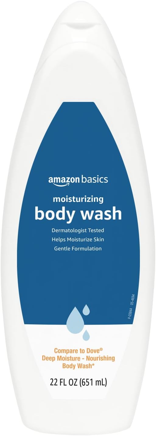 Amazon Basics Body Wash for Moisturizing Skin, Fresh, 22 fl oz (Pack of 1)