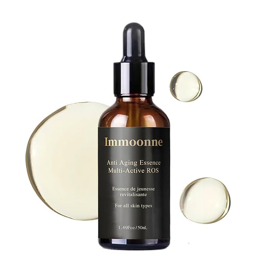 Anti-Aging Facial Oil, Natural and Organic Facia Essence with ROS, Vitamin E Oil, Grape Seed Oil,Tea Tree 1.69 Ounce (1.69 Fl Oz, Rose)