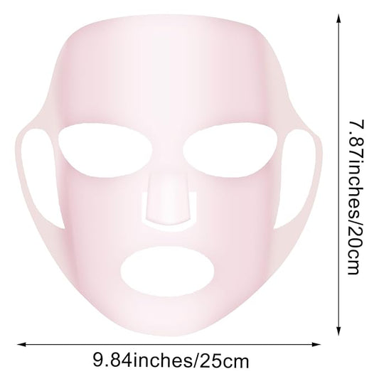 6 Pcs Reusable Face Mask Cover Silicone Skin Mask Set Moisturizing 3D Face Wrap Prevent Evaporation Masks Hot Cold Ice Mask Rubber Face Mask Spa Tool for Sheet Women Skincare Beauty