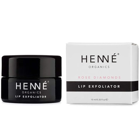 Henné Organics Lip Exfoliator - Natural and Organic Sugar Scrub - Rose Diamonds
