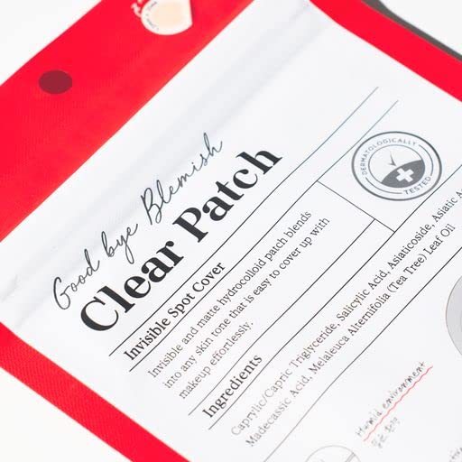 MIZON Good Bye Blemish Clear Patch Invisible Korean Acne Pimple Covering Zits Waterproof Non-drying Thin Cover Excellent Skin Adhesion Patch Spot Cover (44ea)