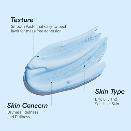 ANOTHERFACE PEPTATHENOL™ Aqua Balance Modeling Pack, Deep Hydrating & Cooling Jelly Mask, Intensive Calming & Soothing, Smooth Skin Texture, Home Spa Kit, Korean Skin Care, 4 cups in 1 Pack, Vegan