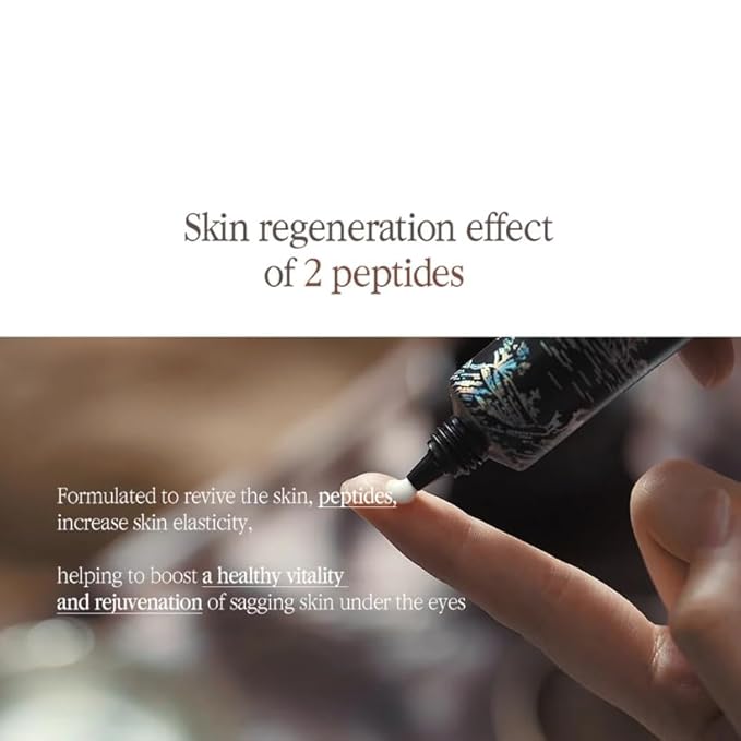 PYUNKANG YUL Black Tea Time Reverse Eye Cream, Luxurious Firming, Hyaluronic Acids, Ceramide Rich Nourishment, Moisture Barrier and Peptides Increasing Skin Elasticity, Fermented Black Tea 0.85 fl.oz.