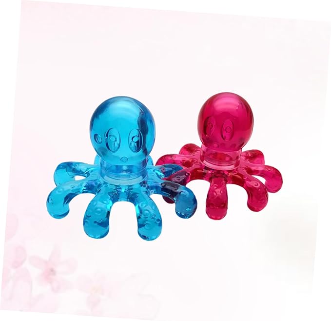 6 Pcs Ultra Scalp Massager - Octopus Head Massage Tool - Handheld Massager for Hair & Scalp - Portable, Elderly-Friendly