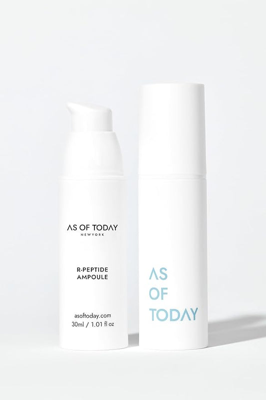 "AS OF TODAY R Peptide Ampoule Serum - 1% Pure Peptide, Camellia Seed Oil, Anti-Aging, Hydration, Wrinkle Care, Fine Line Care, Skin Elasticity, Clean & Clinically Tested Formula, 1 fl oz"