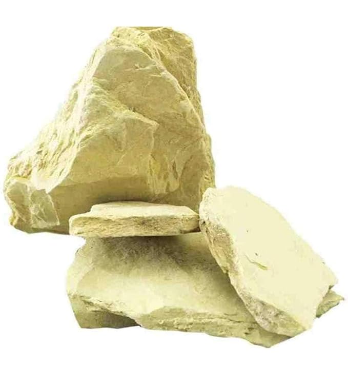 Natural Multani Mitti 500 Gms| Fullers Earth Facial Clay Whole Chunks| 100% Organic Natural Glow Beauty Face Pack Fuller’s Clay (Can Be Grinded Into Multani Mitti Powder)|Facial Clay| Natural Mud Mask