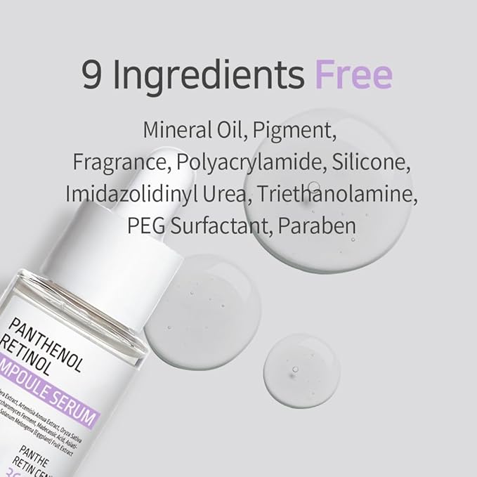 APLB Panthenol Retinol Ampoule Serum | PANTHE RETIN CEN™ 36.5% 1.35 FL.OZ/Korean Skincare, Deep hydration, Elasticity care, Sensitive skin, Wrinkle care, Revitalize for gentle and improve skin texture
