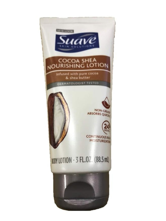 Suave Skin Therapy Cocoa Butter Moisturizer With Shea Butter, 3 fl oz