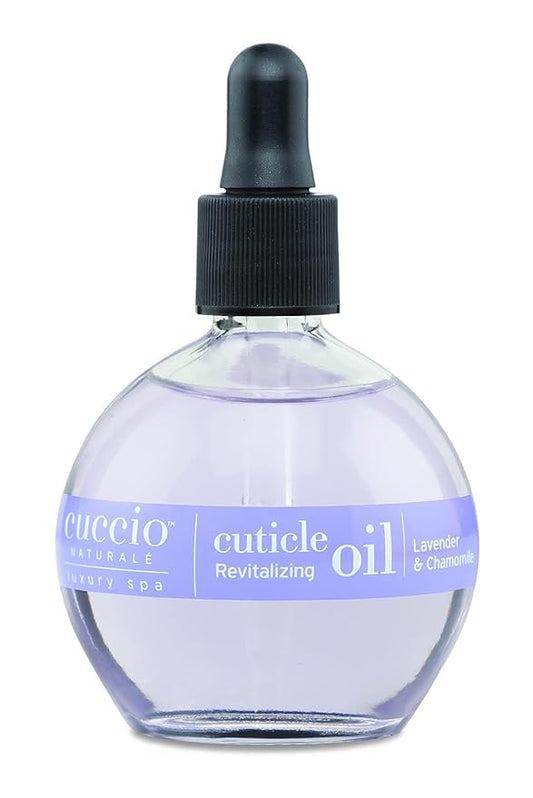 Cuccio Full Hand Treatment - Cuticle Oil 2.50 Oz and Butter Blends Moisturizing Scented Body Cream, 8 Oz (Lavender)