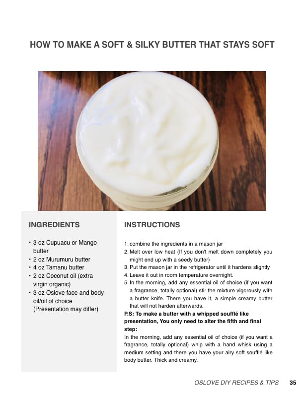 Tamanu Butter 8 oz Natural Moisturizer for Skin and Hair | Great for keeping whipped body butters soft and fluffy, lotions, salves and cremes