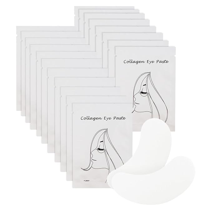 100 Pair Lint Free Hydrogel Eye Gel Patch Makeup Lash Lift Tools Under Eye Patch Pads for Eyelash Extension