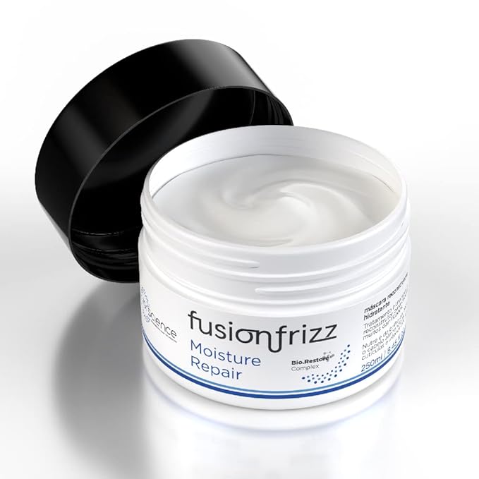 Fusionfrizz Moisture Repair Hair Mask, Deep Conditioning Hair Mask for Damaged Hair, Keratin Treatment, Tratamiento para Cabello Seco y Maltratado, Mascarilla para el Cabello | 8.45Fl Oz