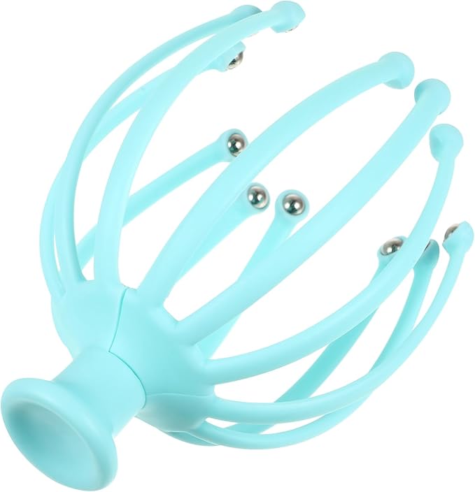 Head Massager Scalp Massaging Tool Relaxation Tool Octopus Scalp Massager Drivers Headache Relief Head Gua Sha Massager The Driver Tools Multifunction Massager