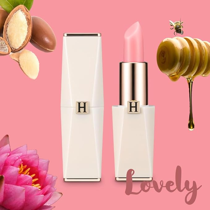 HC LAB'S Colored Lip Balm Lip Cream Lip Gloss 0.1floz Lip Care Lip Protection Lip Moisture Natural Honey Propolis Lip Pack Lip Mask (Lovely Pink)