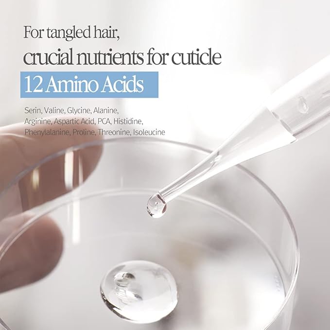 BOUQUET GARNI Deep Perfume Hair Serum White Musk Fragrance - Anti-Frizz Hair, Quick Absorption, Long-lasting (Containing Amino acids, Proteins, Hyaluronic Acids, Vegan Oils) - 3.4 oz