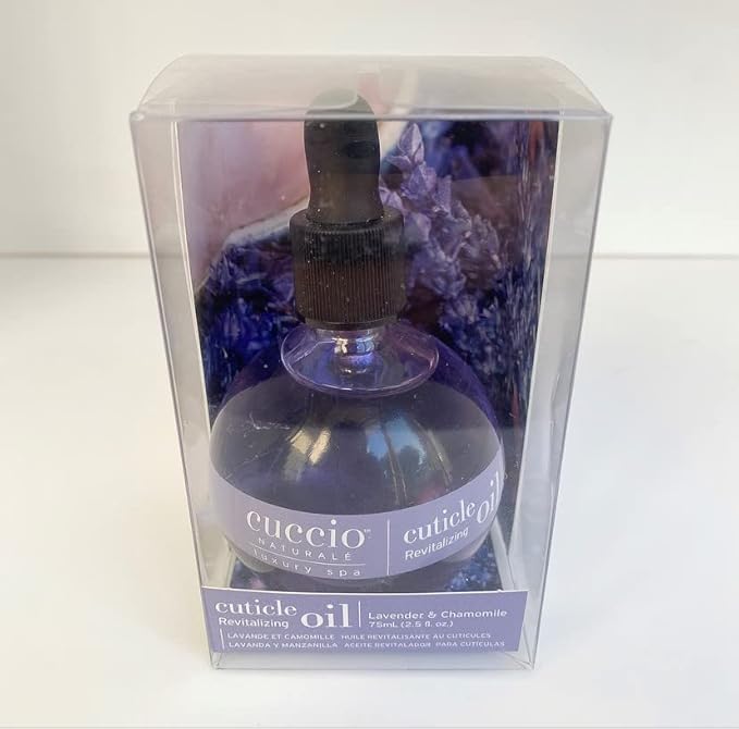 Cuccio Naturale Cuticle Revitalizing Oil - Lavender & Chamomile - Moisturizes, Strengthens Nails - 2.5 oz (Pack of 2)