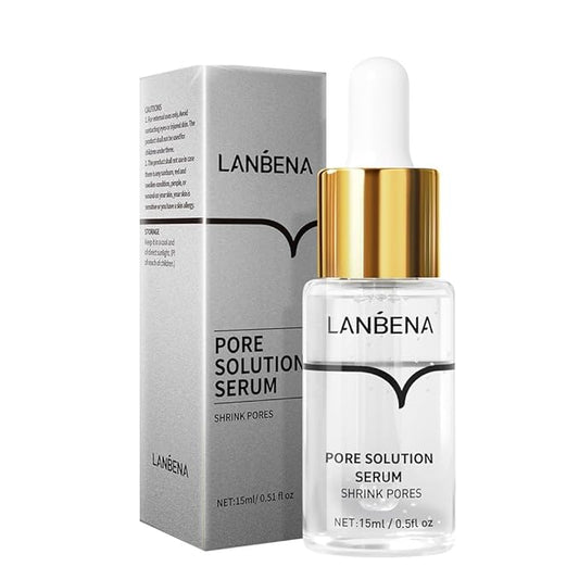 Pore Shrink Essence, Essence for Pore Skin Care, Shrink Pores, Remove Blackheads, Reduce Oil, Moisturize, Control Dryness, Suitable for Oily and Sensitive Skin, 15ml