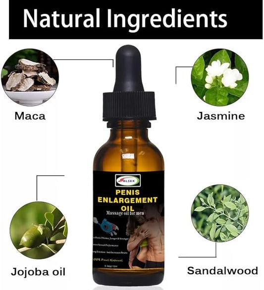 Massage Oil Enlargement, Enlarge BLSEX for Men (F383-BLSEX Oil)