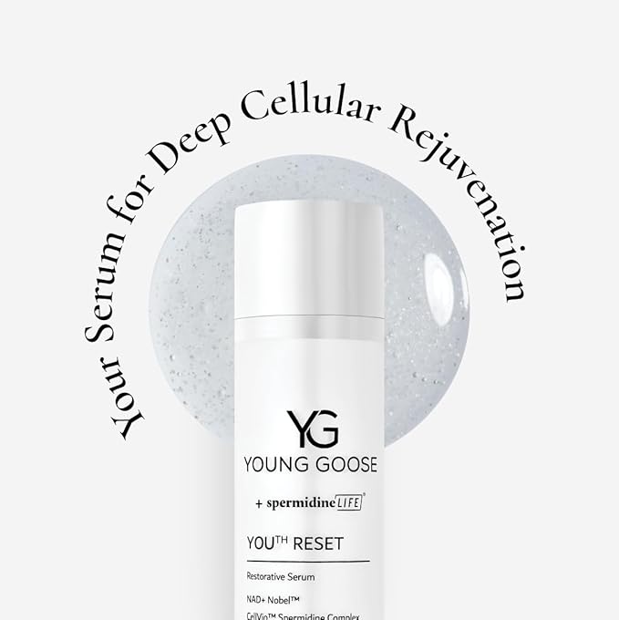 Young Goose, Youth Reset Serum | Cellular Regeneration and Repair | Improves Skin Texture | Promotes Skin Luminosity and Vibrancy - Large Size 30ml