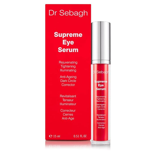 Supreme Eye Serum (0.5 fl oz) - Advanced Roll-On Formula | Designed to Aid Smoother Younger & Firmer-Looking Skin | Helps Reduce Puffiness Circles Fine Lines & Wrinkles | Boosts Elasticity