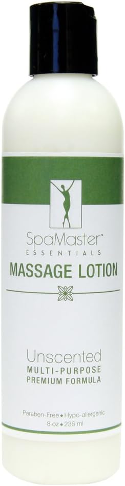Master Massage Unscented Massage Lotion 8oz Ounce Bottle