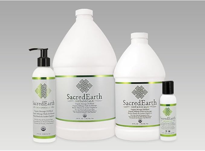 Organic Massage Oil Blend (5 Gallons) - Unscented, Nut Oil Free, Gluten Free and USDA Certified Organic