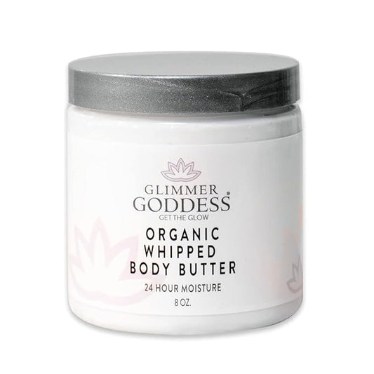 GLIMMER GODDESS Organic Body Butter - 8oz (Christmas Cookie)