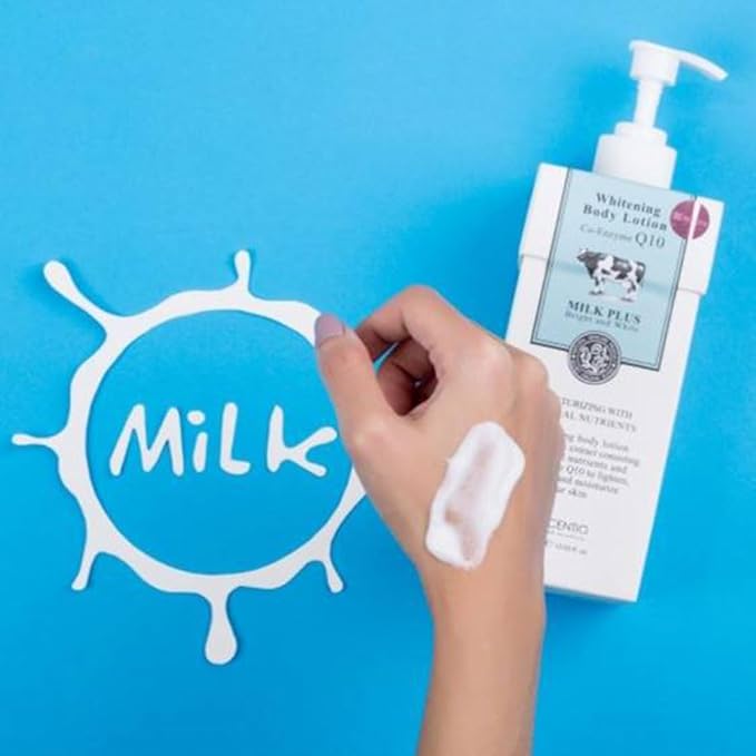 MILK PLUS Q10 BODY LOTION 400 ML.