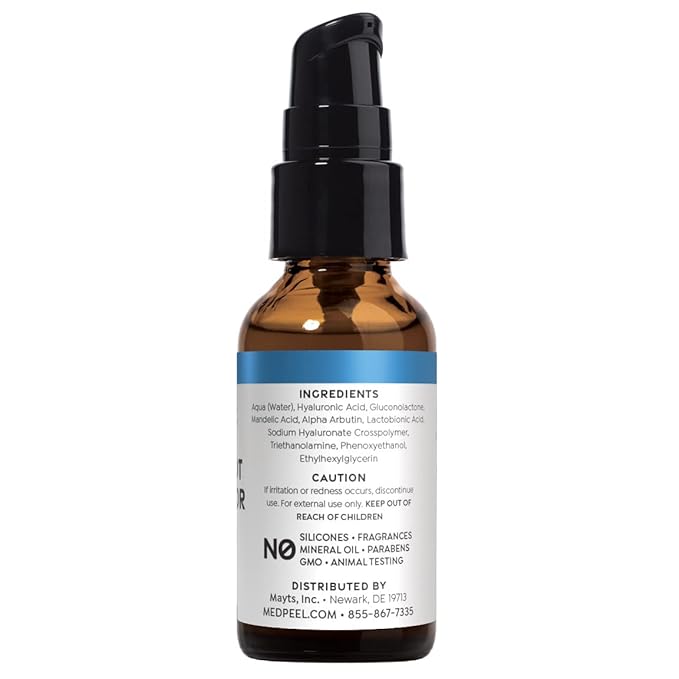 MedPeel Dark Spot Corrector Brightening Face Serum, Targets Age Spots, Sun Spots and Hyperpigmentation, 1.0 fl oz