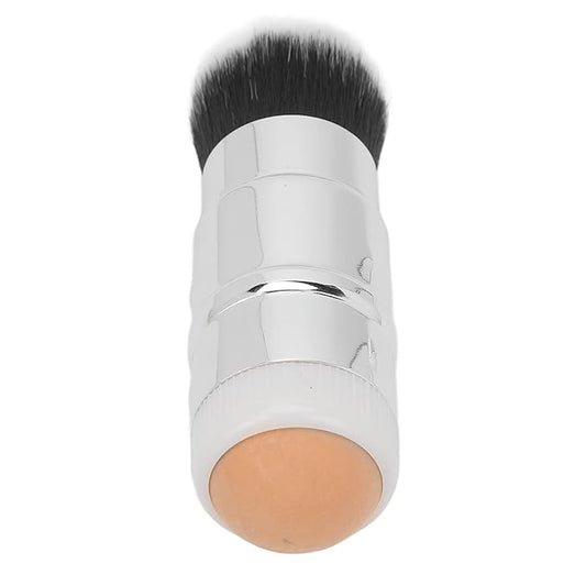 Roller Face Oil 2 In 1 Face Roller Reusable Double Headed Volcanic Stone Oil Absorbing Roller with Brush, Absorbing Roller Ready to Use Strips (Golden Yellow)