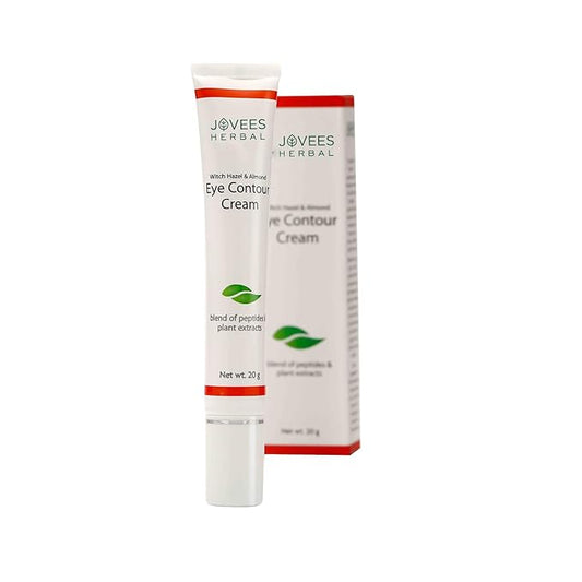 Eye Contour Cream with Hazel & Almond Remove Dark Circles & Puffiness 20gm by Jovees