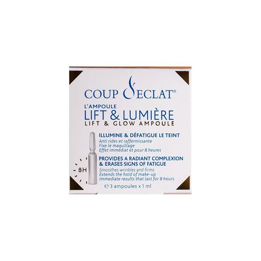 Coup d'Eclat Lift & Glow Ampoules - Instant Radiance Boosting Serum for All Skin Types 3x 0.033 Fl.Oz