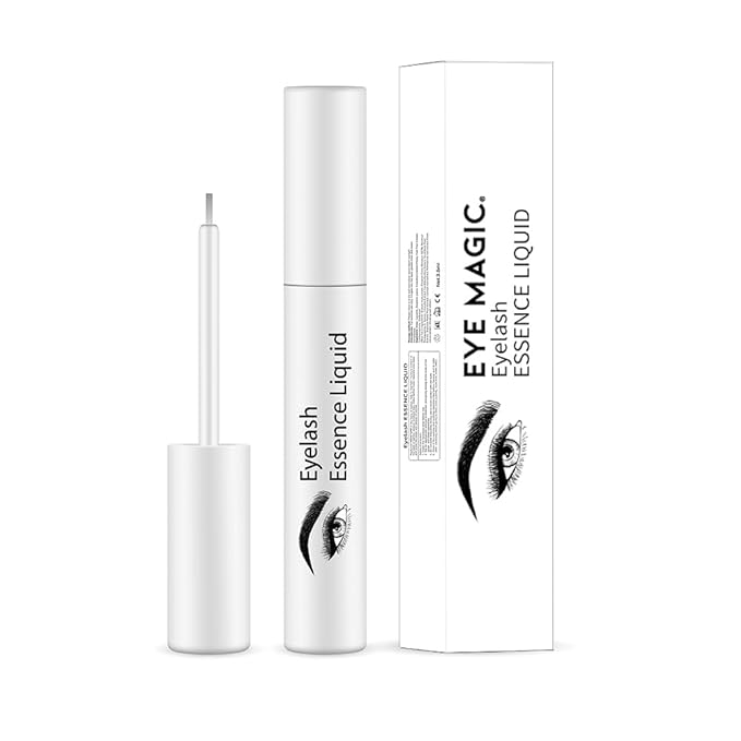 Eyelash Essence Organic Growth Serum for Improved Lashes, Natural Ingredients, Gentle Formula, Clear