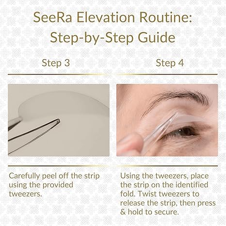 SeeRa: Instant Lifting Eyelid Tape for Hooded & Droopy Eyes - Hypoallergenic, Waterproof, Invisible Eye Lift Strips, Non-Surgical, Eyelid Lifters & Stickers-90pcs (4mm-7mm) (7mm-Extravagant)