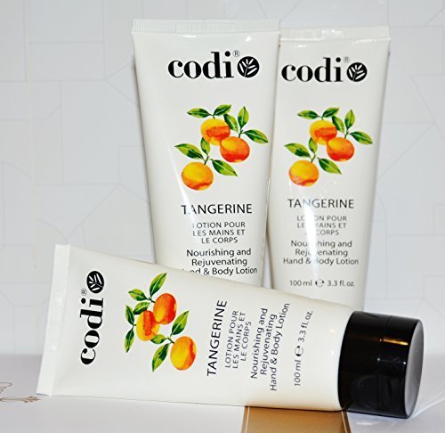 Codi Nourishing and Rejuvenating Hand & Body Lotion 100ml/ 3.3 oz TANGERINE pack of 3 pieces