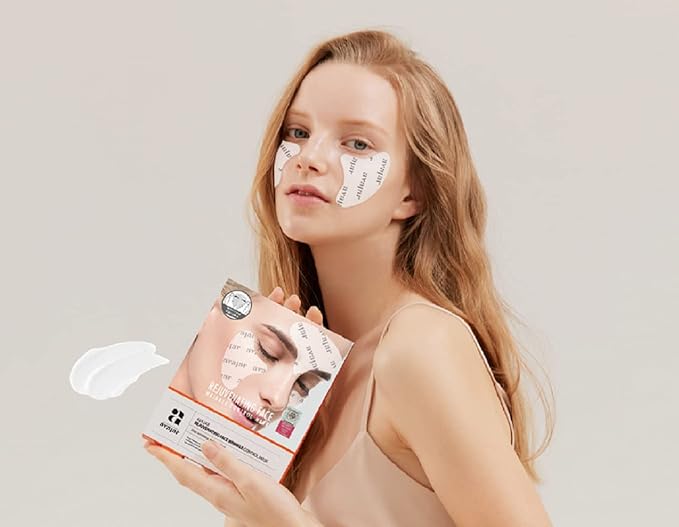 Avajar Rejuvenating Face Wrinkle Control Cream Mask (3pairs*5) Face Wrinkle Forehead Under Eye Nasolabial Folds Treatment Patches