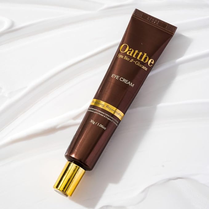 Eye Cream with SYN-BIO B-Glucan - Reduces Wrinkles, Brightens Dark Circles, Hydrates & Firms Skin - Gentle for All Skin Types - Quick Absorbing, Non-Sticky Formula