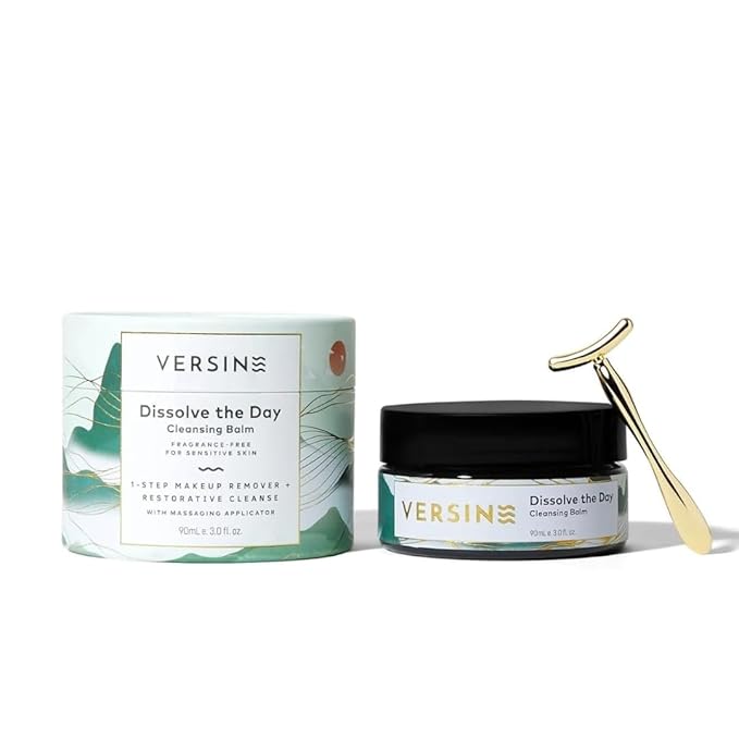 Versine Dissolve the Day Cleansing Balm, 3-in-1, Non-Stripping, No Fragrances, Colors or Irritants, OBGYN-Approved