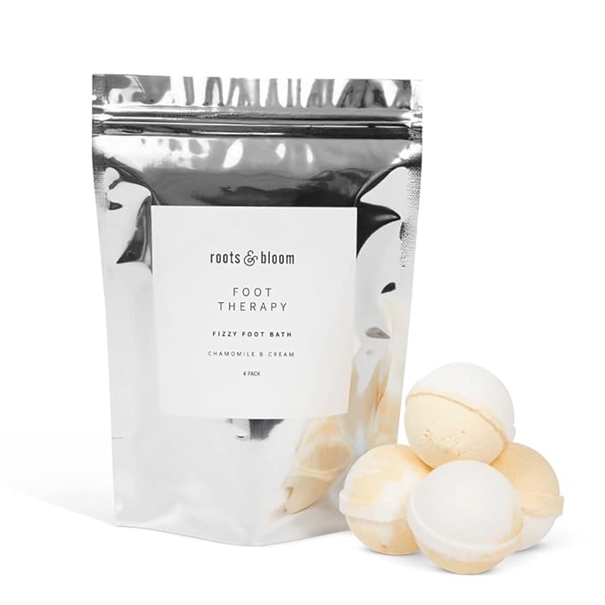 Roots & Bloom Ultra Hydrating Foot Soak to Detox and Nourish Skin and Soothe Soreness, 6 ct.