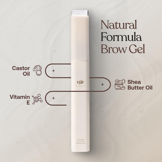 2 in 1 Eyebrow Gel and Serum for Women, Clear Brow Glue Gel with Brush, Long-Lasting, Waterproof, Smudge-Resistant, Perfect Eyebrow Makeup achieves Semi-Permanent Natural Look - All Skin Types